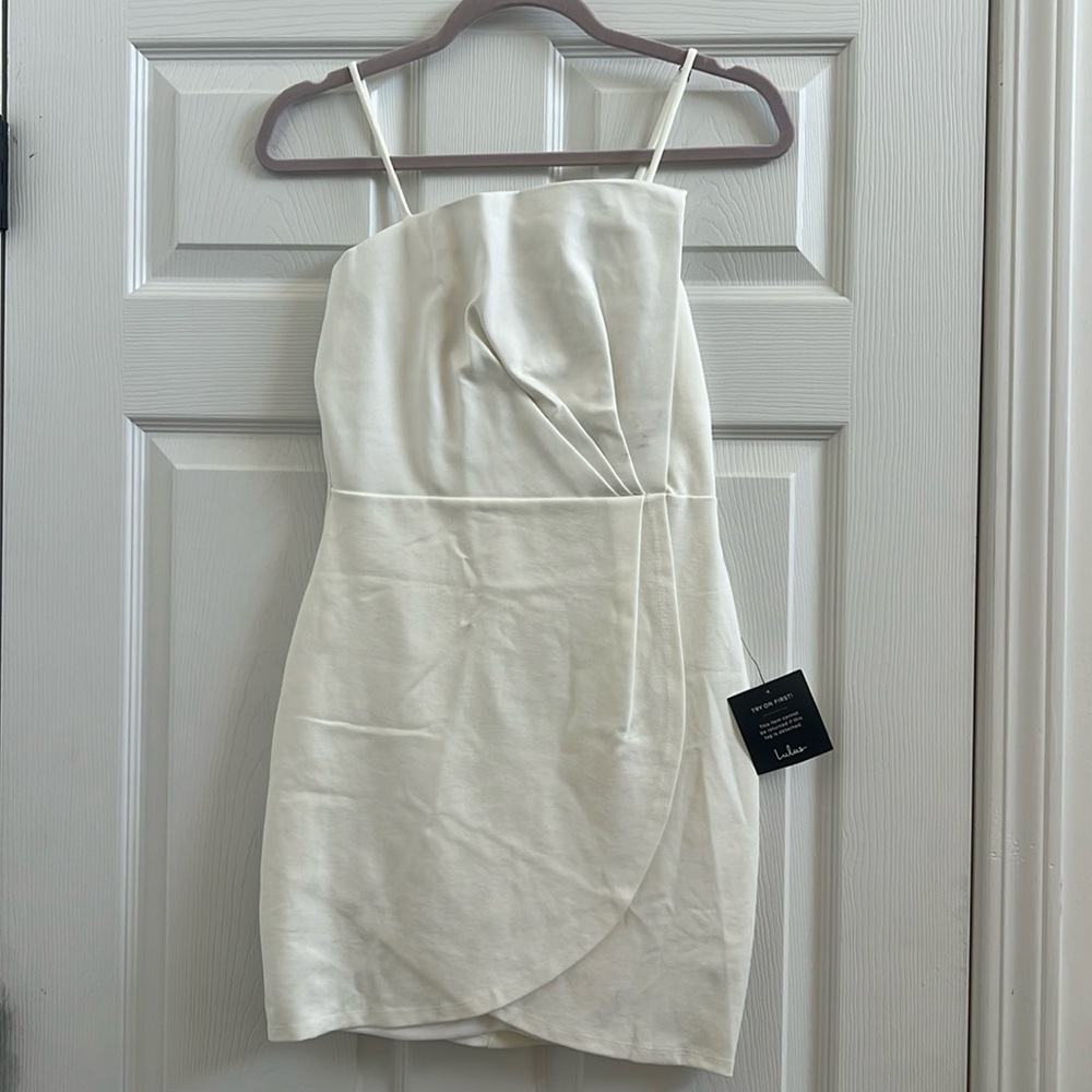 Lulus white mini dress